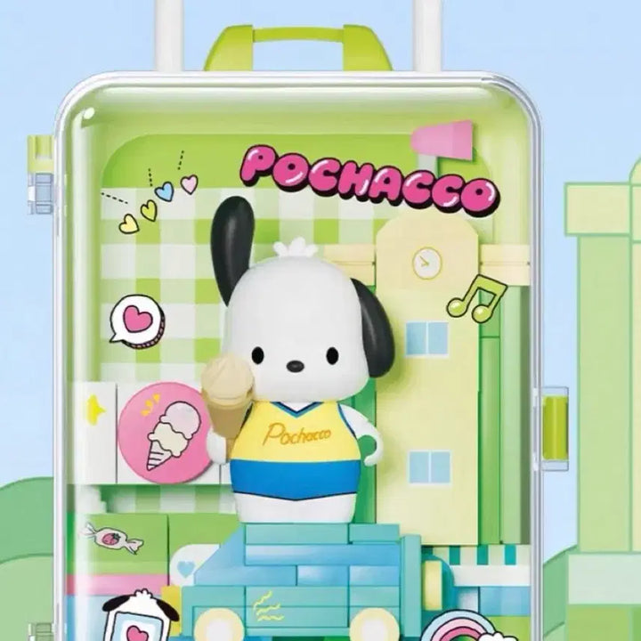 [BUNJANG] Pochacco LED Can &amp; Carrier Figure Bundle Set / 캔 LED 포차코, 캐리어 포차코 일괄