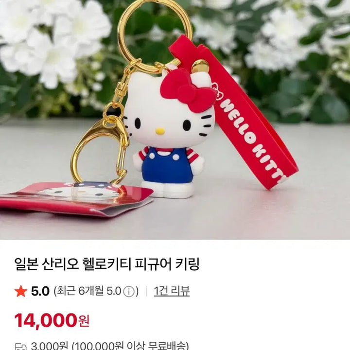 [BUNJANG] Sanrio Hello Kitty Figure Keychain / 일본키티피규어키링