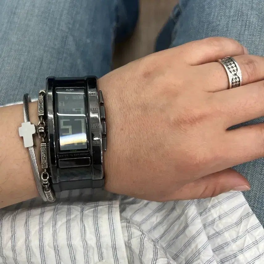 [BUNJANG] Seiko Alba Web Future Web All Black / 세이코 알바웹 퓨처웹