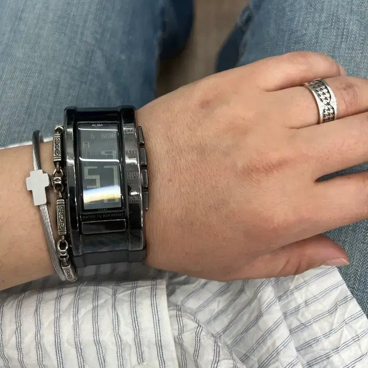 [BUNJANG] Seiko Alba Web Future Web All Black / 세이코 알바웹 퓨처웹