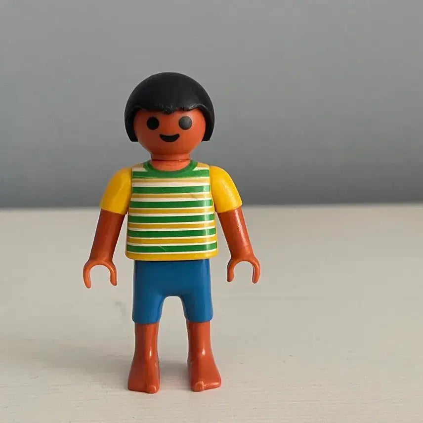 [BUNJANG] Playmobil Striped Boy Figure (Used) / 중고 플레이모빌 스트라이프 소년