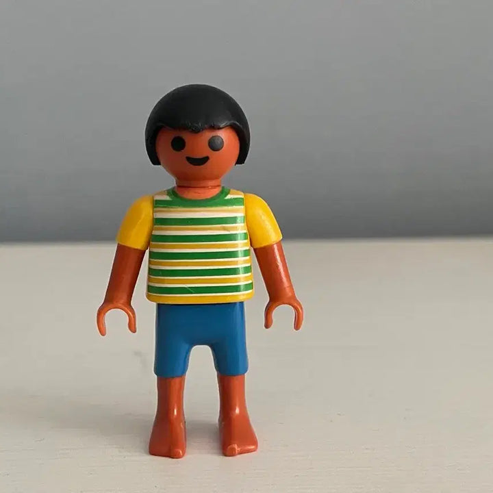 [BUNJANG] Playmobil Striped Boy Figure (Used) / 중고 플레이모빌 스트라이프 소년
