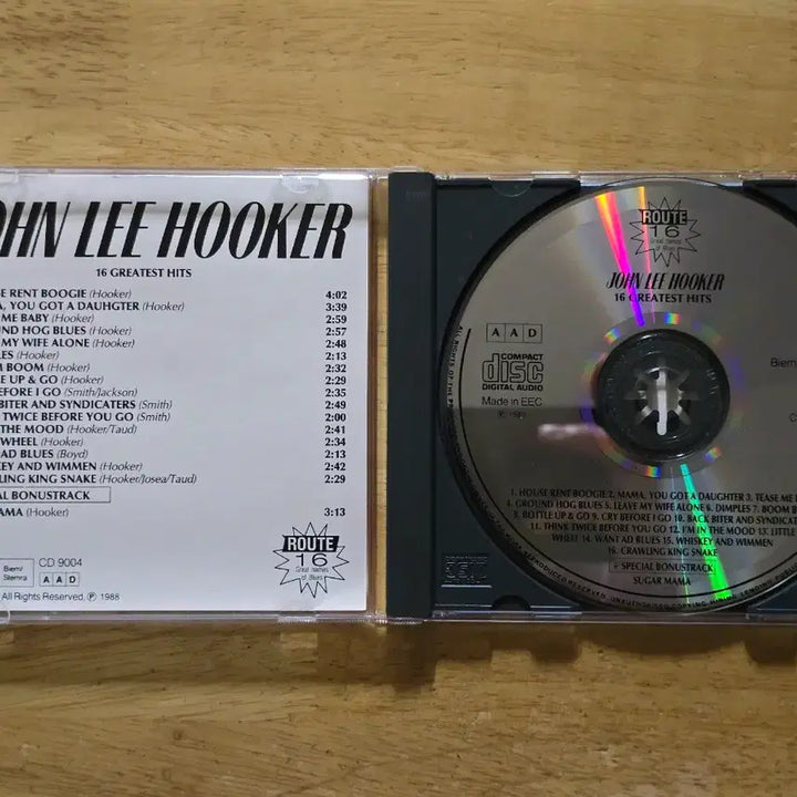 [BUNJANG] John Lee Hooker 16 Greatest Hits CD / CD 음반 John Lee Hooker 존 리 후커 - 16 Greatest Hits