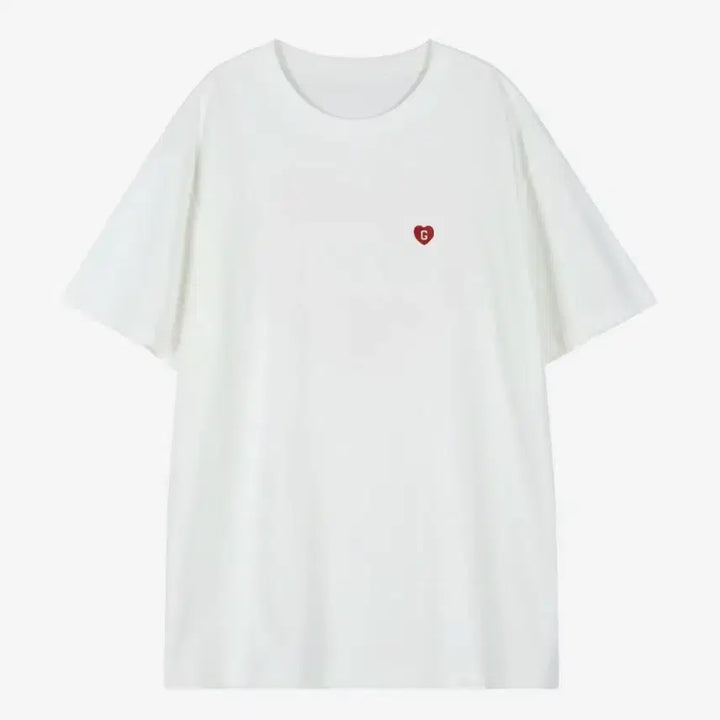 [BUNJANG] Grailz Double Heart T-Shirt / 그레일즈 더블하트 반팔티셔츠