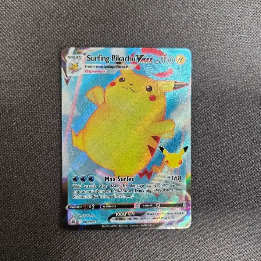 [BUNJANG] Pokemon TCG 25th Anniversary Surfing Pikachu VMAX (English) / 영문판) 포켓몬카드 25주년 서핑 피카츄