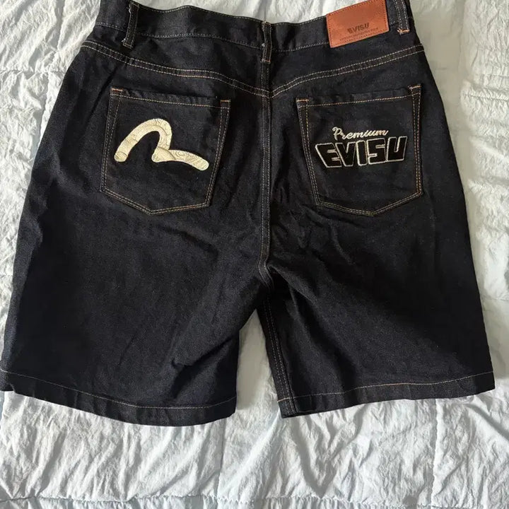[BUNJANG] Evisu Denim Shorts / 에비수 데님 쇼츠 반바지 34