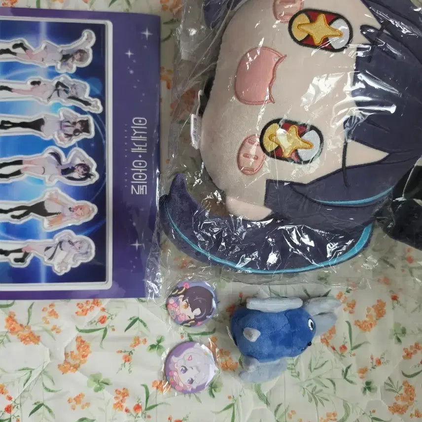 [BUNJANG] Isegye Idol Group Acrylic Cushion Plush Bundle Set (Lilpa) / 이세계 아이돌 굿즈 일괄판매