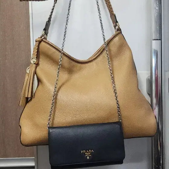 [BUNJANG] Gucci Camel Leather Hobo Bag / 구찌 가죽 호보백