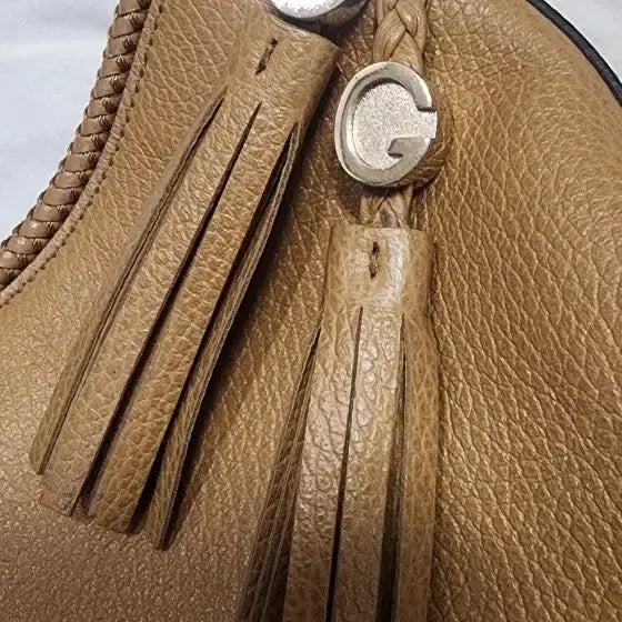 [BUNJANG] Gucci Camel Leather Hobo Bag / 구찌 가죽 호보백