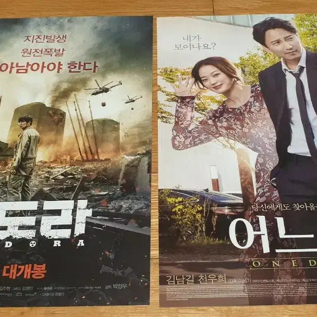 [BUNJANG] Pandora Movie Leaflet Bundle / 영화전단지 어느날 판도라 일괄 김남길