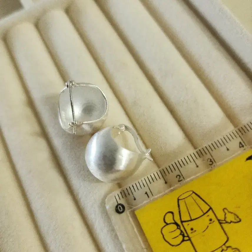 [BUNJANG] S925 Silver Ball Earrings (New) / s925 은볼귀걸이(새상품)