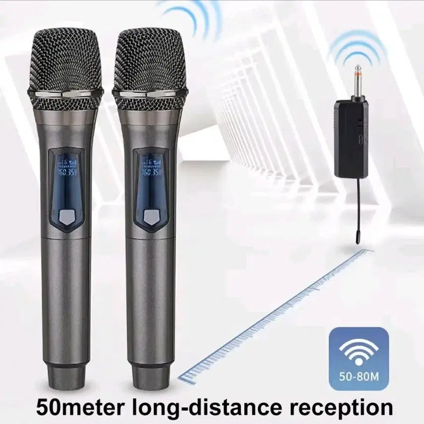 [BUNJANG] KEBIDUMEI 2.4G Portable Wireless Microphone Set (2 Units) / 21$[새제품*] 2개 휴대용 무선마이크