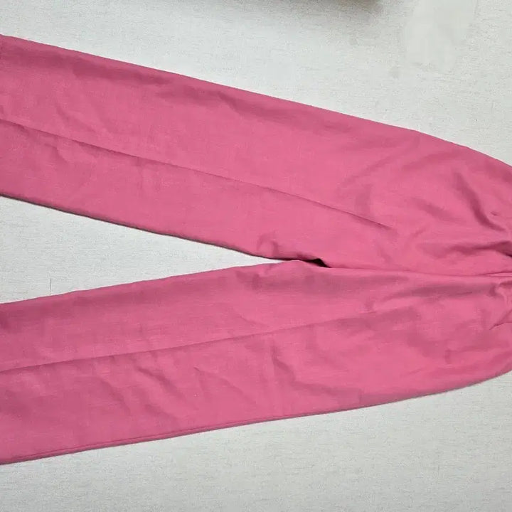 [BUNJANG] GU Pink Wide Pintuck Slacks - Size S (44-55) / 러블리 GU 핑크 와이드 핀턱 슬랙스 S 44-55