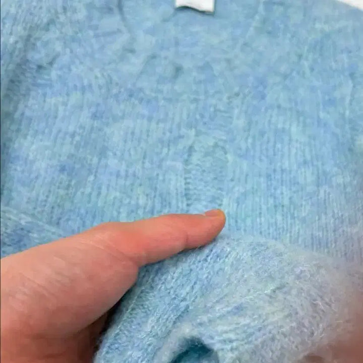 [BUNJANG] Covernat Alpaca Distressed Sweater 50 / 비이커판) 커버트 알파카 디스트레스드 스웨터 50