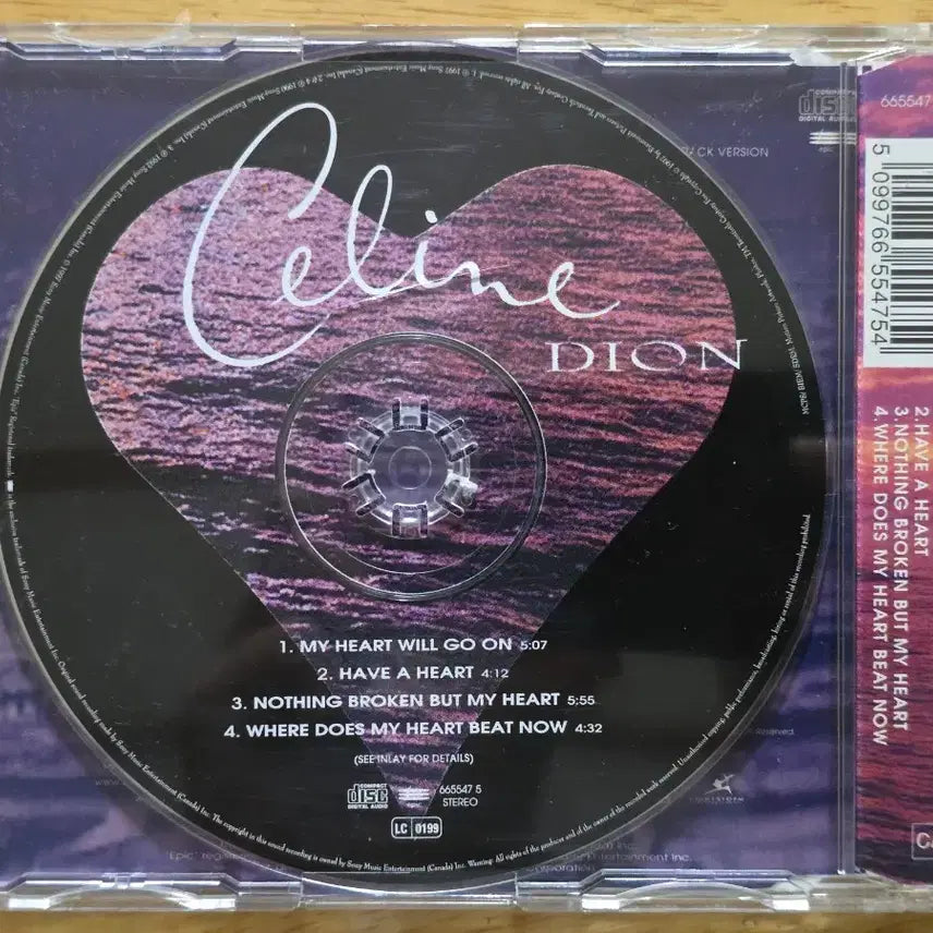 [BUNJANG] Celine Dion My Heart Will Go On CD Single / CD 음반 Celine Dion 셀린 디온 - My Heart Will