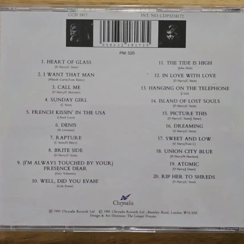 [BUNJANG] Blondie The Very Best Of Deborah Harry And Blondie CD / CD 음반 BLONDIE 블론디- The Very Best