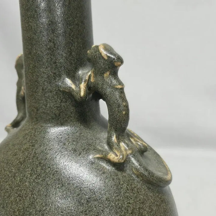 [BUNJANG] Chinese Tea Leaf Glaze Vase / 중국도자기 다엽말유 병