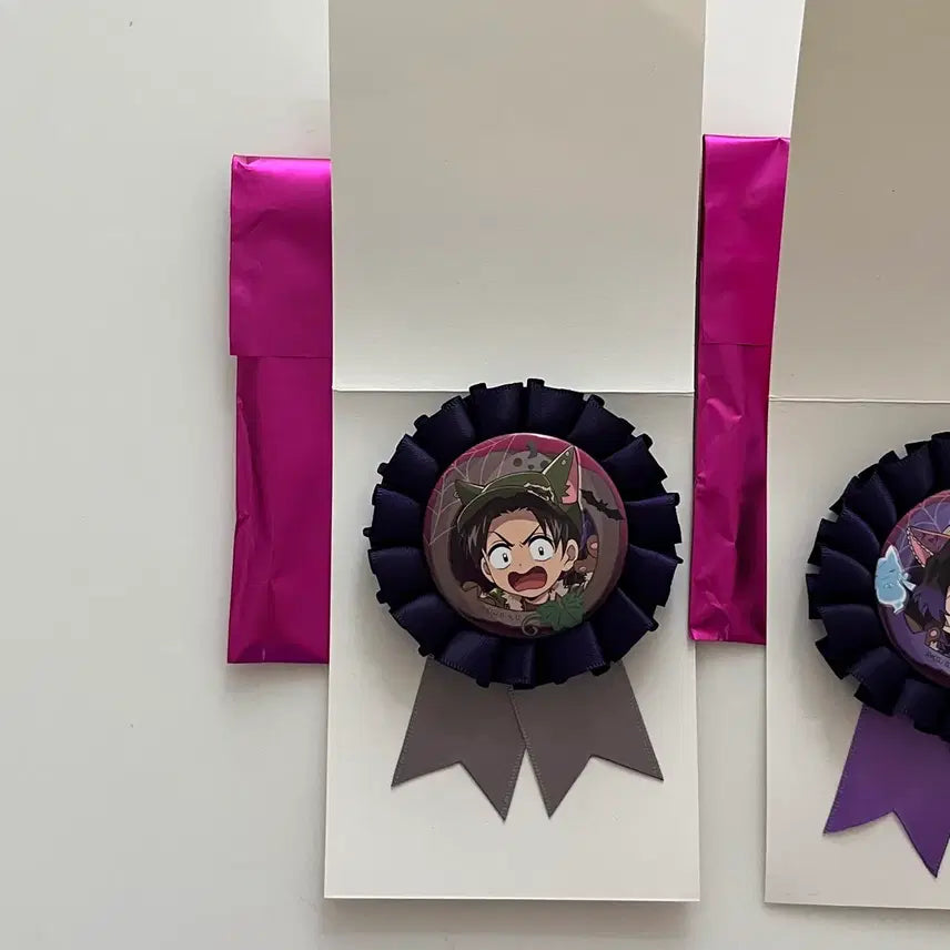 [BUNJANG] Demon Slayer 2025 Halloween Corsage-style Badge / 귀멸의칼날 2025 할로윈 코사지풍 뱃지