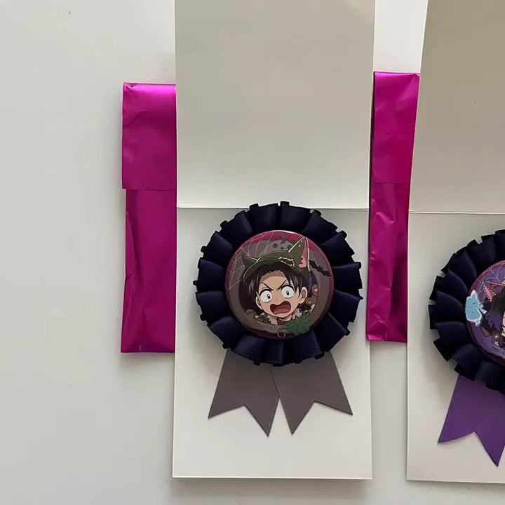 [BUNJANG] Demon Slayer 2025 Halloween Corsage-style Badge / 귀멸의칼날 2025 할로윈 코사지풍 뱃지