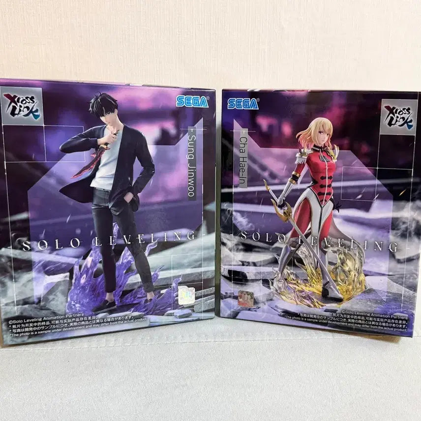 [BUNJANG] Solo Leveling Cha Hae-in &amp; Sung Jin-woo Figure 2-Set / 정품최저가)나혼자만레벨업 차해인 성진우 2종 세트 새상품