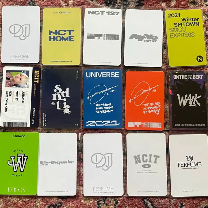 [BUNJANG] NCT 127 Jungwoo Photocard Bundle Set (47 pcs) / NCT 127 김정우 공식 포카 47장 일괄
