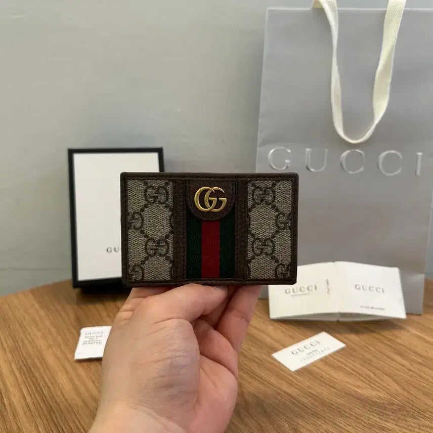 [SOLD OUT] [정품] 구찌 gg 오피디아 카드지갑 카드홀더
