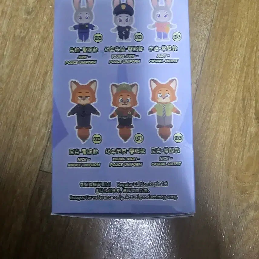 [BUNJANG] Zootopia Nick &amp; Judy Police Uniform Figures / 주토피아 닉 &amp; 주디 경찰 유니폼 피규어