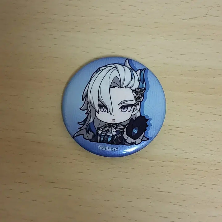 [BUNJANG] Genshin Impact Neuvillette Can Badge / 원신 느비예트 캔뱃지