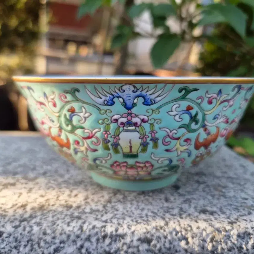 [BUNJANG] Daoguang Mark Enamel Bowl / 중국도자기 도광년제 관지 법랑 완