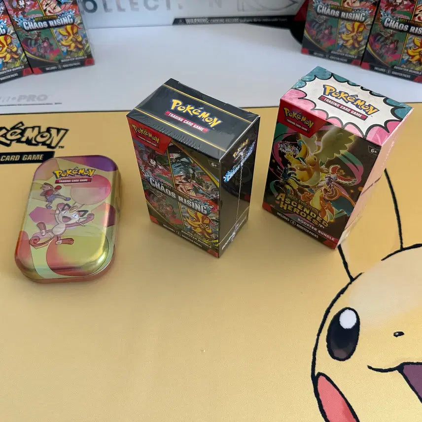 [BUNJANG] Mega Evolution Ascended Heroes / Chaos Rising Booster Bundle + 151 Mini Tin Set / 북미판 어센디드 히어로즈 / 카오스라이징 부스터번들 + 151미니틴 셋