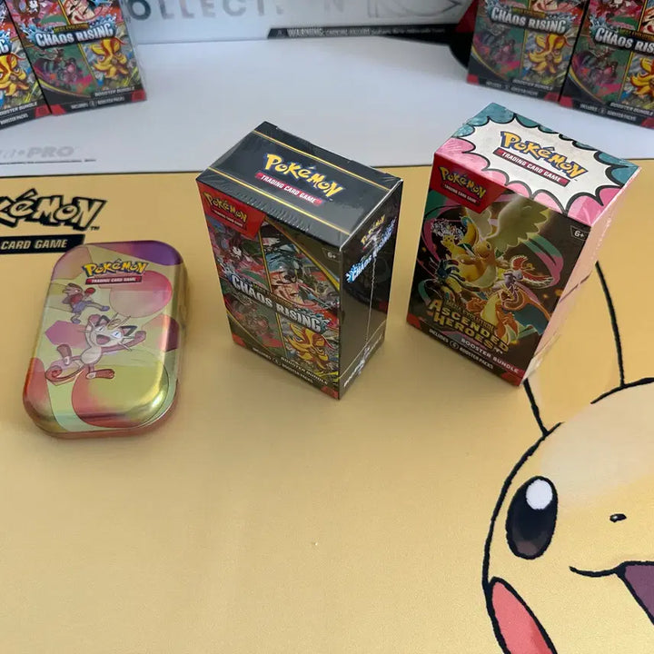 [BUNJANG] Mega Evolution Ascended Heroes / Chaos Rising Booster Bundle + 151 Mini Tin Set / 북미판 어센디드 히어로즈 / 카오스라이징 부스터번들 + 151미니틴 셋