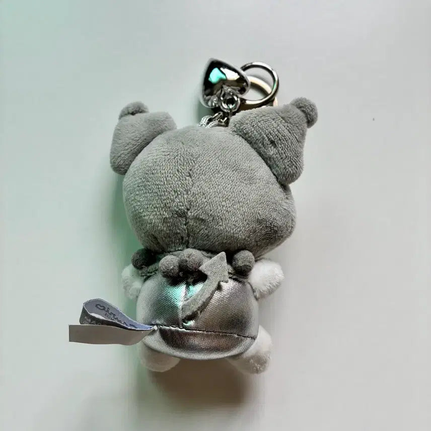 [BUNJANG] Kuromi Silver Charm Keychain / 실버 쿠로미 인형 키링