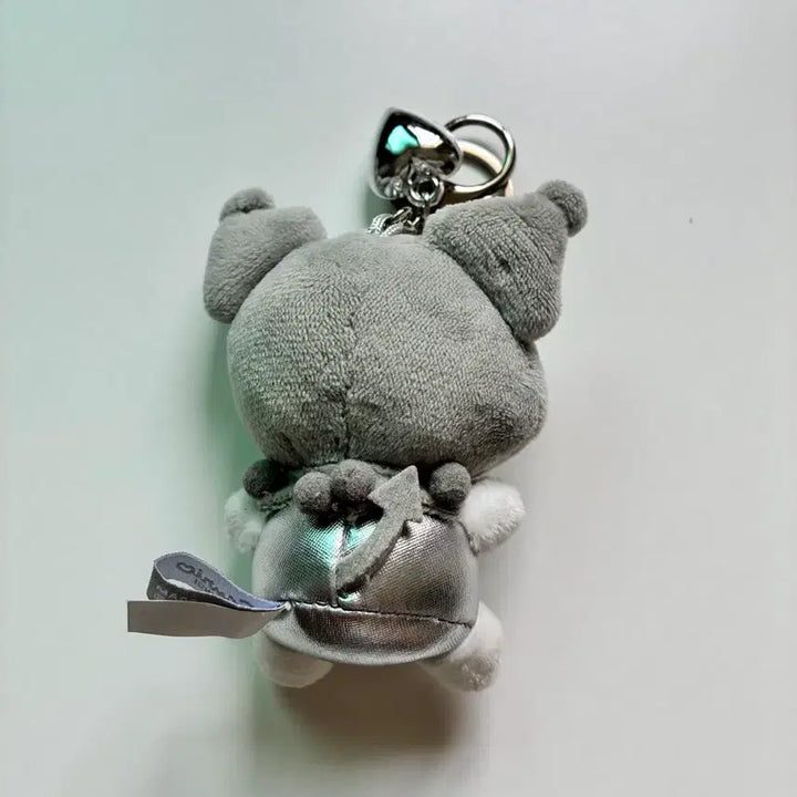 [BUNJANG] Kuromi Silver Charm Keychain / 실버 쿠로미 인형 키링