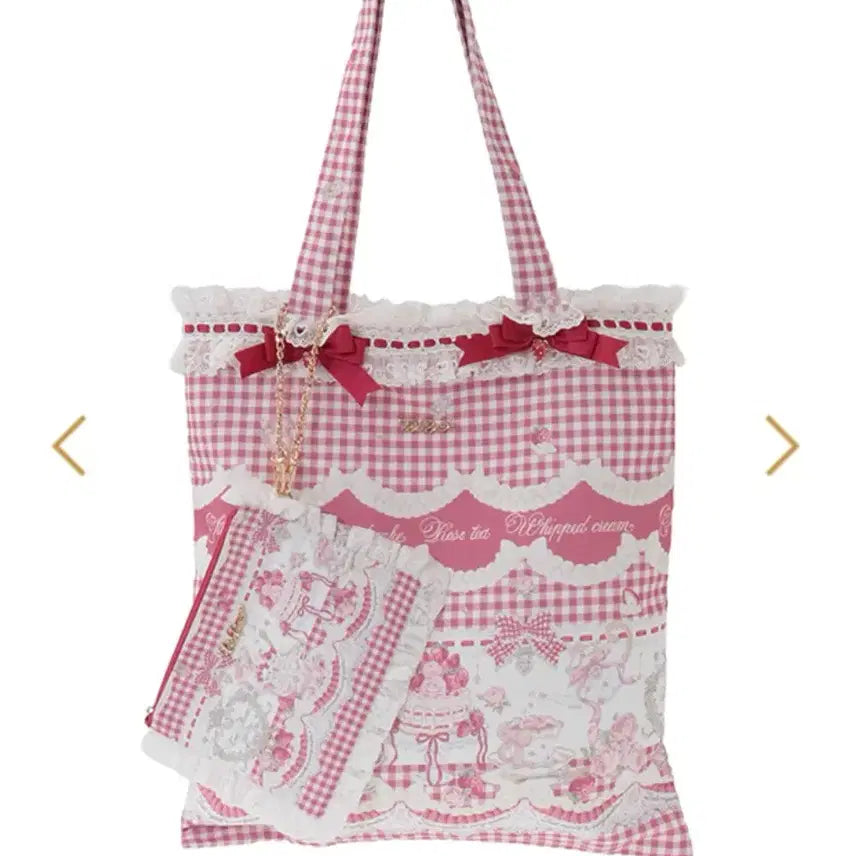 [BUNJANG] Liz Lisa Tea Room Tote Bag / 리즈리사 티룸 토트백 새상품(양산형 지뢰계 로리타 마즈 디마럽 섭컬)