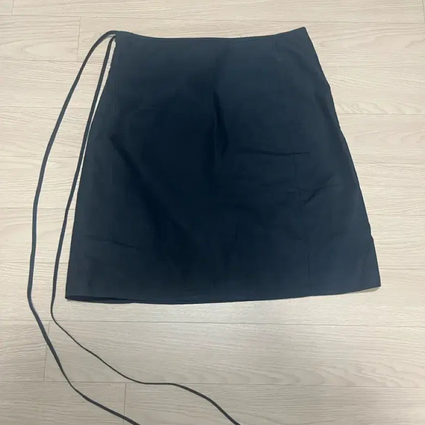 [BUNJANG] LOW CLASSIC String Midi Skirt Dark Navy S / 로우클래식 스트링 미디 스커트 다크네이비 S