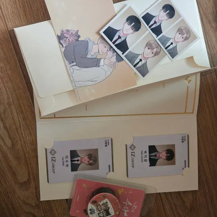 [BUNJANG] BL Na-ui Suha Grip Tok, ID Photo, Employee ID Card Set / BL 나의수하 굿즈 그립톡 증명사진 사원증