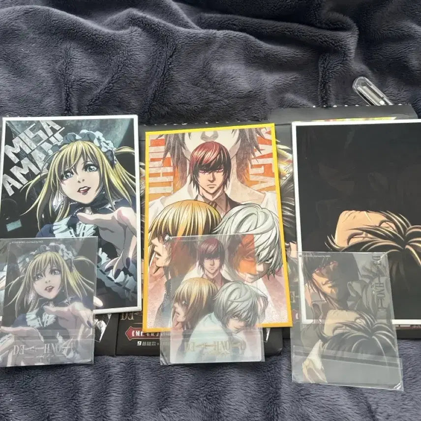 [BUNJANG] Death Note Shikishi Set (Light, L, Misa) / 데스노트 색지 엘라이토미사