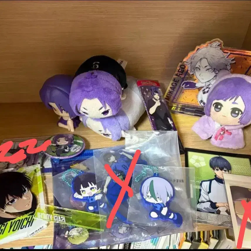 [BUNJANG] Blue Lock Yoichi Isagi &amp; Reo Mikage Merchandise Bundle Set / 블루록 이사기 요이치 미카게 레오 굿즈 일괄