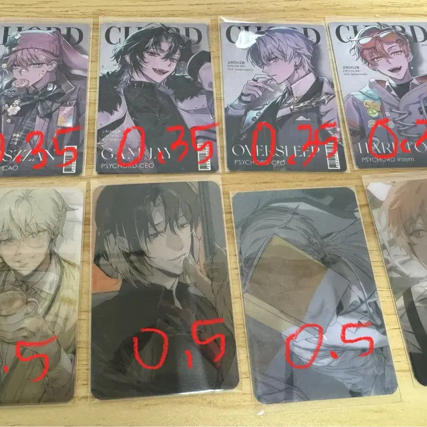 [BUNJANG] PSYCHORD 3rd Anniversary Photocard Bundle / 사이코드 3주년 굿즈 카드
