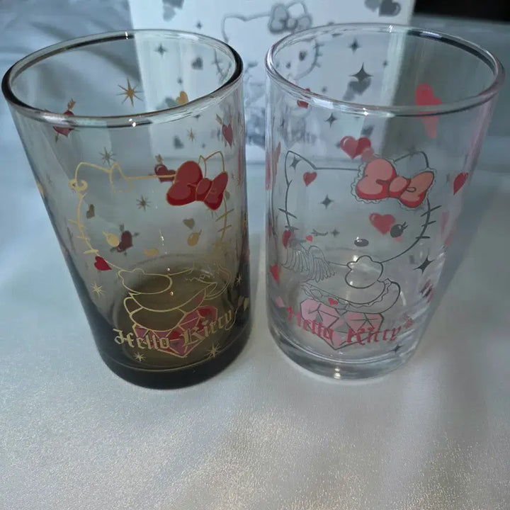 [BUNJANG] Sanrio Hello Kitty Angel &amp; Devil Cup Set / 고전키티 엔젤키티 천사키티 악마키티 컵 세트 천사악마 키티