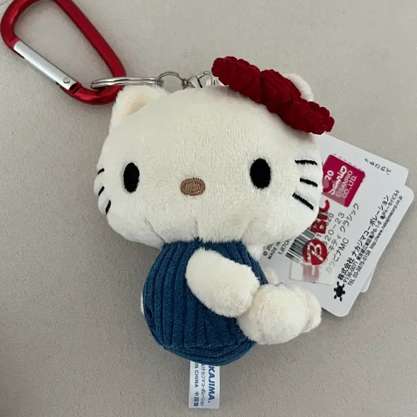 [BUNJANG] Hello Kitty Classic Carabiner Plush / 키티 클래식 카라비나 인형