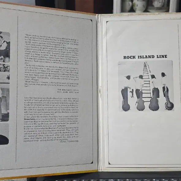 [BUNJANG] The Brothers Four Song Book Vinyl LP (1961) / The Brothers Four_Song Book_LP USA