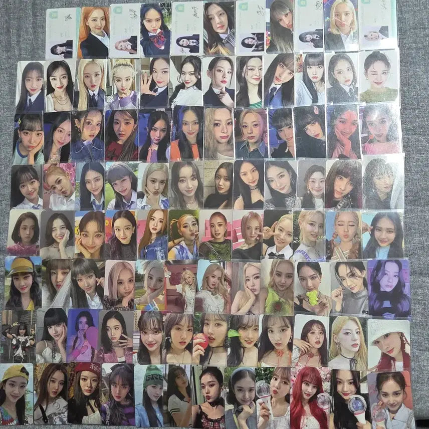 [BUNJANG] STAYC Photocard Bundle Set / 응원봉 포함) 스테이씨 포카 일괄 앨포 드볼 목적 굿즈 처분 양도