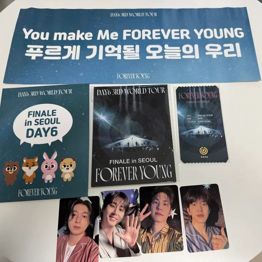 [BUNJANG] DAY6 Forever Young Finale Entrance Gift Bundle Set / 데이식스 포에버영 피날레 막막 입장기프트