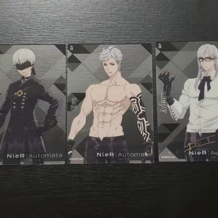[BUNJANG] Nier: Automata 2B/Eve/Adam 3-Piece Card Set Bundle / 니어오토마타 카드 2B/이브/아담 3종 세트 일괄