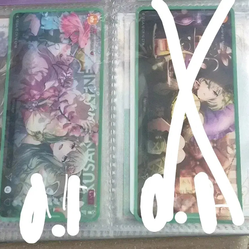 [BUNJANG] Kusanagi Nene, Kamishiro Rui Trading Cards / 천원마켓) 프세카 쿠사나기 네네, 카미시로 루이 판매
