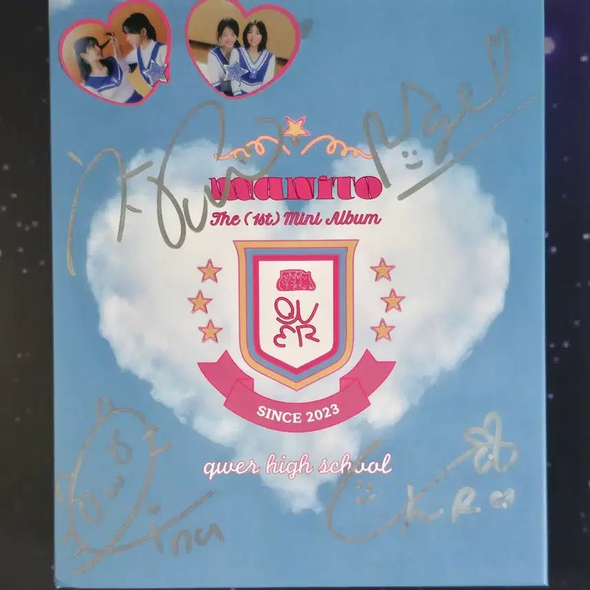 [BUNJANG] QWER Autographed Photocard Binder / QWER 친필싸인 포카 바인더