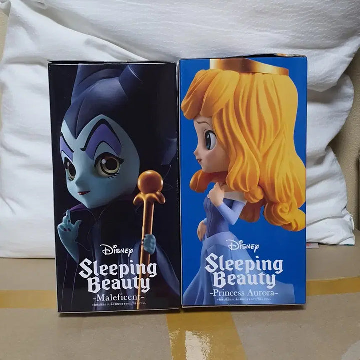 [BUNJANG] Disney Sleeping Beauty Maleficent and Aurora Q posket Figure (2 Type Set) B Rare Version / [정품] 큐포스켓 디즈니 잠자는 숲속의 공주 (2종세트)