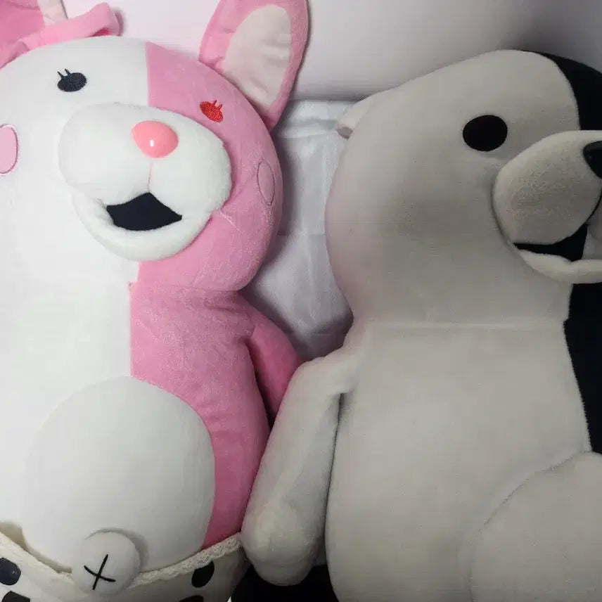 [BUNJANG] Danganronpa Monokuma &amp; Monomi Plush Set / (오늘만 할인) 단간론파 모노쿠마 모노미 인형