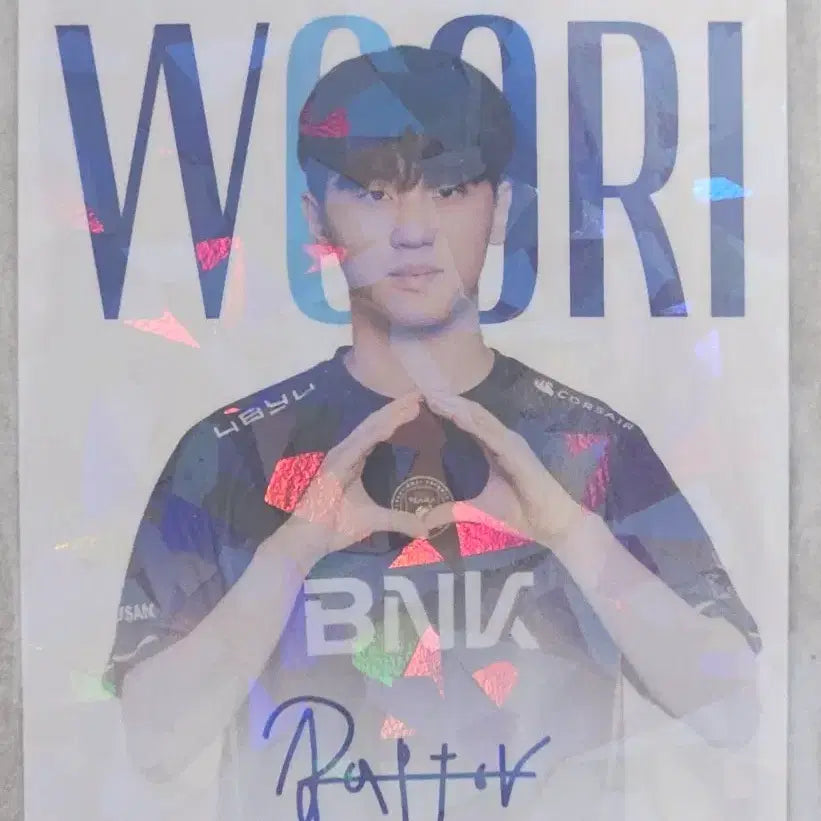 [BUNJANG] Woori Bank LCK FIESTAR Raptor Photocard (Hologram) / 우리은행 LCK 포카 피어엑스 랩터 포토카드(홀로그램)